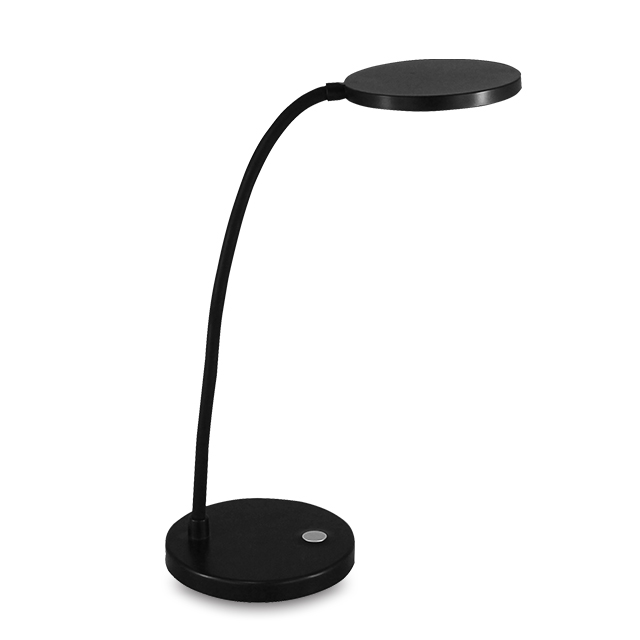 Eye Caring Gooseneck Portable Table Lamp Led Modern Creative Black Bedroom Rechargeable Reading Desk Lamp