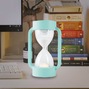 Cute Small Night Light Gift Led Usb House Decorative Bedroom Hourglass Night Lights Desk Lamp With Battery