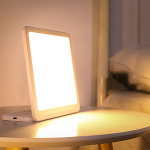 New Design Key Switch Adjustable Sunrise Sunset Led Display Bedroom Bedside Touch Decorate Desk Phototherapy Lamp 