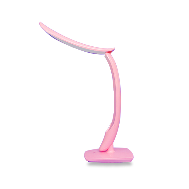 Modern Office Work Light Led Battery Lamp Rechargeable Foldable Bedside Pink Reading Table Desk Lamp