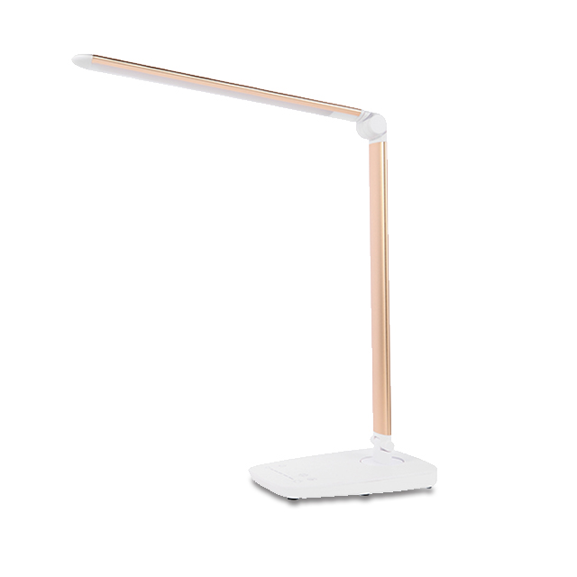 Bank Office Working Acrylic Rotatable Table Night Light Demp Lighted Drawing Gold Desk Light Lamp