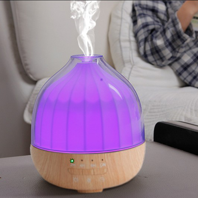 Portable Simplicity Led Round Plastic Moldern Little Small Circle Usb Bedroom Aromatherapy Table Desk Lamp 