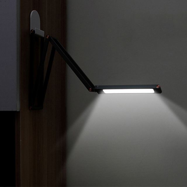 Table Reading Working Bedroom Lamps Black Study Lamp Usb Battery Waterproof Metal Desk Lamp